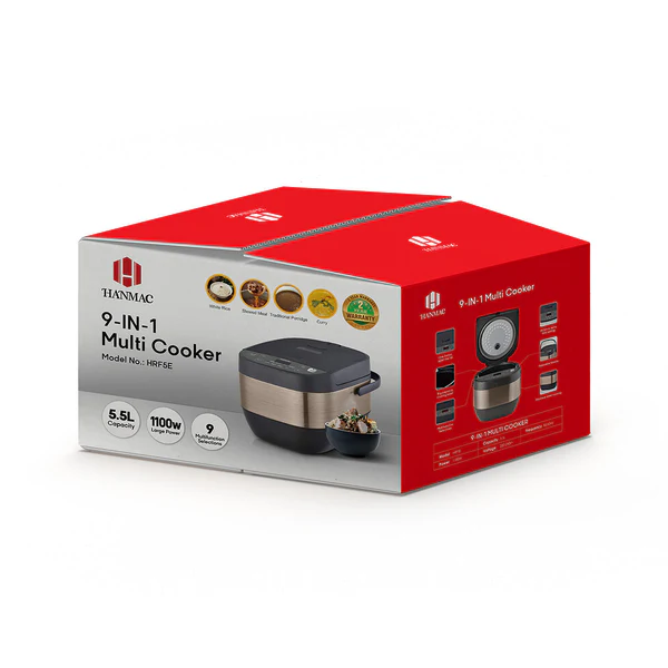 HANMAC 5.5L 9-IN-1 Multi-Functional Electric Cooker - Image 3
